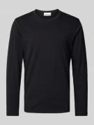 Armedangels Longsleeve mit geripptem Rundhalsausschnitt Modell 'JAANON...