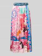 miss goodlife Midirock aus Viskose mit elastischem Bund in Rosa, Größe...