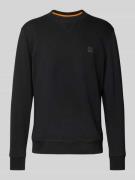 BOSS Orange Sweatshirt mit Label-Detail Modell 'Westart' in Black, Grö...