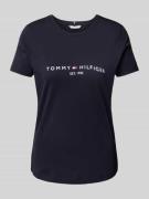 Tommy Hilfiger T-Shirt aus Baumwolle in Dunkelblau, Größe L