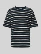 Lindbergh Oversized T-Shirt mit Rundhalsausschnitt in Dunkelblau, Größ...