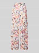 Vero Moda Weite Hose aus reiner Viskose Modell 'MENNY' in Weiss, Größe...