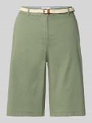 Christian Berg Woman Bermudas mit Gürtel und französischen Eingrifftas...