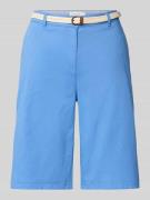 Christian Berg Woman Bermudas mit Gürtel und französischen Eingrifftas...