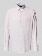 Christian Berg Men Regular Fit Freizeithemd aus Baumwoll-Mix mit Leine...