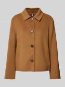 Tommy Hilfiger Jacke mit Umlegekragen in Cognac, Größe 38