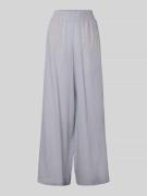 Drykorn Loose Fit Leinenhose mit elastischem Bund in Hellblau, Größe 2...