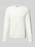 Jack & Jones Strickpullover mit Label-Patch Modell 'HILL' in Weiss, Gr...