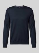 JOOP! Collection Strickpullover mit Rundhalsausschnitt in Marine, Größ...