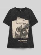 Only Regular Fit T-Shirt aus reiner Baumwolle Modell 'PERNILLE' in Bla...