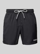 HUGO Badehose mit elastischem Bund Modell 'HAITI' in Black, Größe S