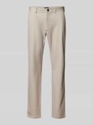 MCNEAL Slim Fit Chino mit Eingrifftaschen in Beige, Größe 42