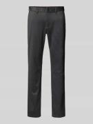 MCNEAL Slim Fit Chino mit Eingrifftaschen in Dunkelgrau, Größe 102