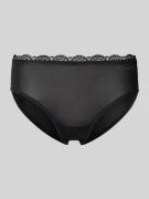Calvin Klein Underwear Slip mit Spitzenbesatz in Black, Größe L