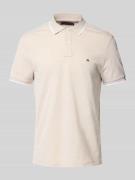 Tommy Hilfiger Regular Fit Poloshirt aus Baumwoll-Leinen-Mix in Beige,...
