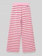 Guess Stoffhose mit elastischem Bund in Rosa, Größe 152