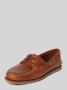 Timberland Bootsschuhe mit Logo-Print Modell 'CLASSIC BOAT' in Cognac,...