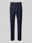Hiltl Regular Fit Chino mit Paspeltaschen Modell 'PARMA I' in Marine, ...