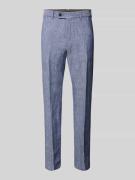 Hiltl Regular Fit Chino mit Paspeltaschen Modell 'PARMA I' in Bleu Mel...