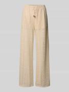 Vero Moda Weite Hose aus Spitze Modell 'MAYA' in Offwhite, Größe M