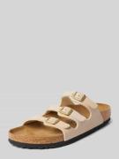 Birkenstock Slides mit Dornschließen Modell 'Florida' in Beige, Größe ...