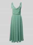 Jake*s Cocktail Cocktailkleid mit Wasserfall-Ausschnitt in Gruen, Größ...