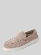JOOP! SHOES Loafer mit strukturierter Sohle Modell 'velluto' in Hellgr...
