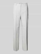 SEDUCTIVE Hose aus Leinen-Mix mit Bügelfalten Modell 'DOMINICA' in Ble...