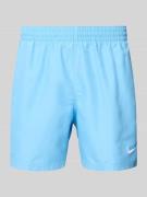 Nike Badehose mit Label-Print in Hellblau, Größe M