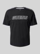 Guess Activewear T-Shirt mit Label-Detail in Black, Größe XS
