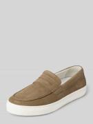 DIGEL Sneaker mit Schaftbrücke Modell 'Summertime' in Oliv, Größe 46