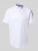 Christian Berg Men Regular Fit Business-Hemd mit Knopfleiste in Weiss,...
