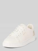 Gant Ledersneaker mit Label-Print Modell 'JULICE' in Weiss, Größe 37