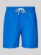 Shiwi Regular Fit Badehose mit Label-Patch Modell 'Mike' in Royal, Grö...