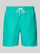 Shiwi Regular Fit Badehose mit Label-Patch Modell 'Mike' in Mint, Größ...