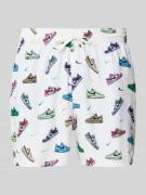Nike Badehose mit elastischem Bund in Offwhite, Größe M