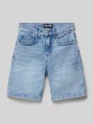 CARS JEANS Jeansshorts mit Eingrifftaschen Modell 'WARDEN' in Hellblau...