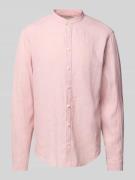 Casual Friday Slim Fit Freizeithemd aus Leinen Modell 'Anton' in Apric...