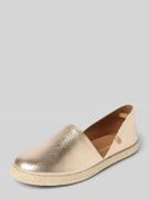 Verbenas Espadrilles aus Leder Modell 'CARMEN' in Gold, Größe 39