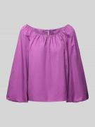 Christian Berg Woman Relaxed Fit Bluse mit 3/4-Arm in Lila, Größe 34