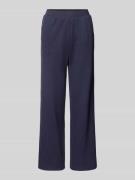 Christian Berg Woman Flared Culotte mit Strukturmuster in Dunkelblau, ...