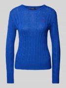 Polo Ralph Lauren Strickpullover mit Logo-Stitching Modell 'JULIANNA' ...