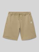 Garcia Shorts mit Eingrifftaschen und Kordelzug in Sand, Größe 164