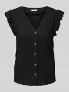 B.Young Regular Fit Leinenblusentop mit V-Ausschnitt Modell 'FALAKKA' ...