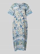 FREE/QUENT Tunikakleid mit Kappärmeln Modell 'Lisa' in Hellblau, Größe...