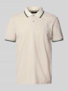 MCNEAL Poloshirt mit Label-Stitching in Beige, Größe L