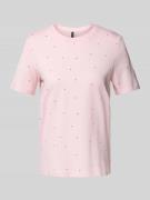 Vero Moda Regular Fit T-Shirt mit Motiv-Stitching Modell 'PAULINA' in ...