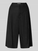 Gestuz Wide Leg Shorts mit Leinen-Anteil Modell 'izza' in Black, Größe...