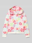 Tom Tailor Regular Fit Sweatjacke aus Baumwoll-Mix in Offwhite, Größe ...