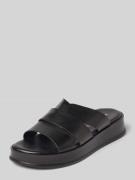 Tamaris Sandalette aus Leder mit Plateausohle in Black, Größe 39